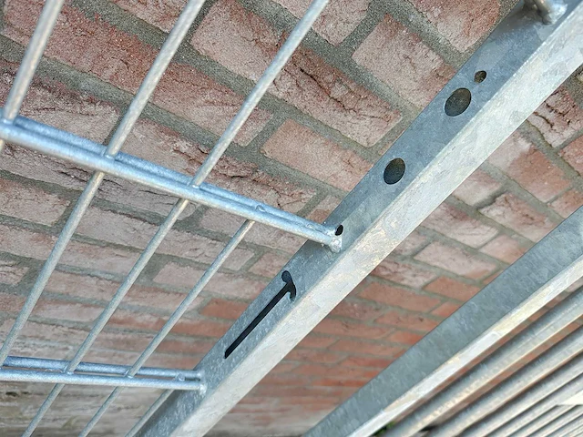 Heras - poort 100x200cm gegalvaniseerd - afbeelding 6 van  7