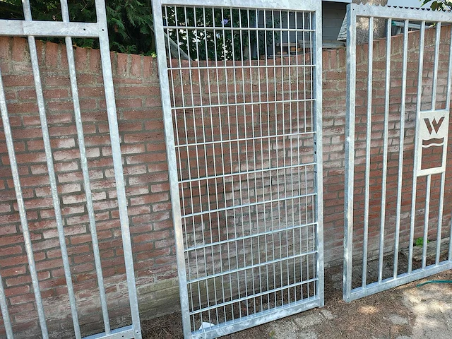 Heras - poort 100x200cm gegalvaniseerd - afbeelding 1 van  7