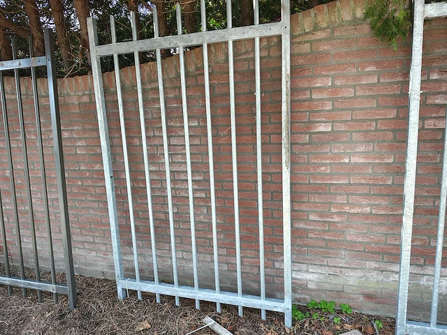 Heras - poort 125x200cm gegalvaniseerd - afbeelding 2 van  5