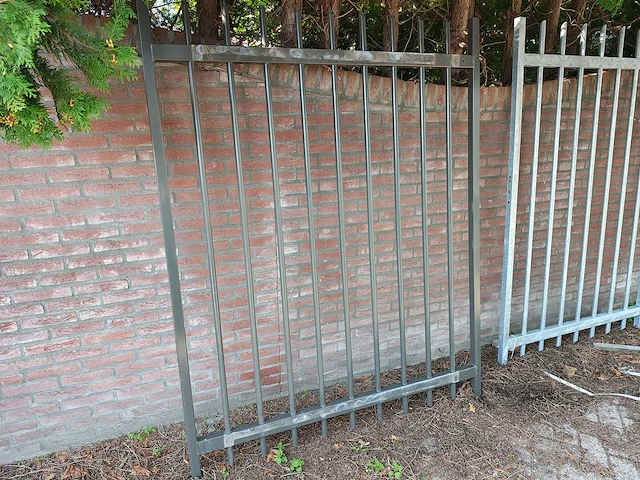 Heras - poort 155x200cm antraciet - afbeelding 1 van  6