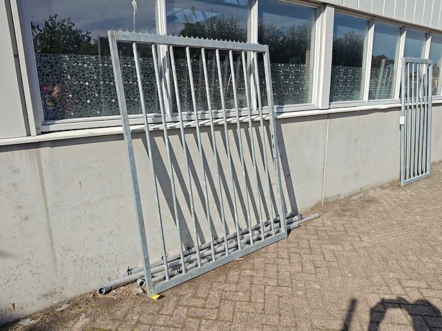Heras - poort 155x200cm gegalvaniseerd - afbeelding 1 van  9