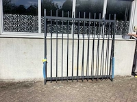 Heras - poort 200x200cm gepoedercoat antraciet - afbeelding 1 van  5