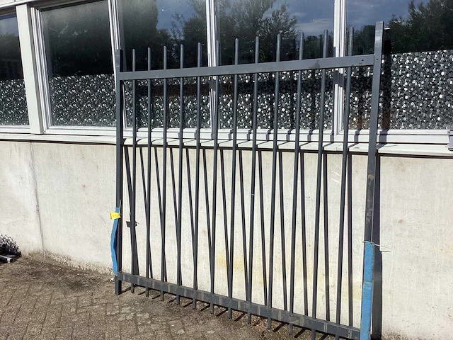Heras - poort 200x200cm gepoedercoat antraciet - afbeelding 2 van  5