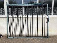 Heras - poort 250x200cm gepoedercoat zwart - afbeelding 2 van  8