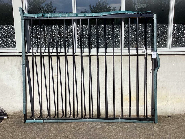 Heras - poort 250x200cm gepoedercoat zwart - afbeelding 2 van  8