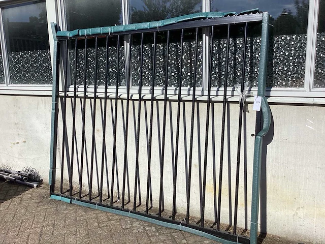 Heras - poort 250x200cm gepoedercoat zwart - afbeelding 3 van  8