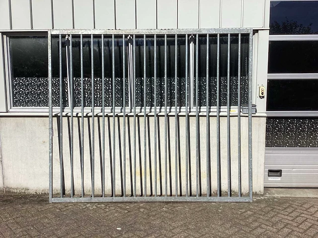 Heras - poort 290x250cm gegalvaniseerd - afbeelding 1 van  6