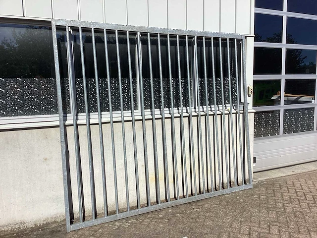 Heras - poort 290x250cm gegalvaniseerd - afbeelding 1 van  8