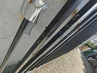 Heras - poort 310x200cm zwart gepoedercoat (2x) - afbeelding 6 van  9