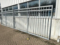 Heras - poort 350x200cm gegalvaniseerd met slot (2x) - afbeelding 6 van  12
