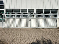 Heras - poort 350x200cm gegalvaniseerd met slot (2x) - afbeelding 5 van  12