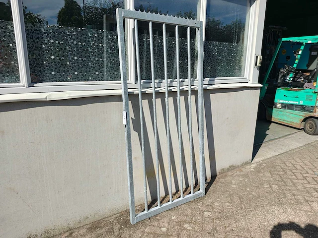 Heras - poort 95x200cm gegalvaniseerd - afbeelding 1 van  8