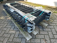 Heras - spijlenhek - (6x) - afbeelding 3 van  6