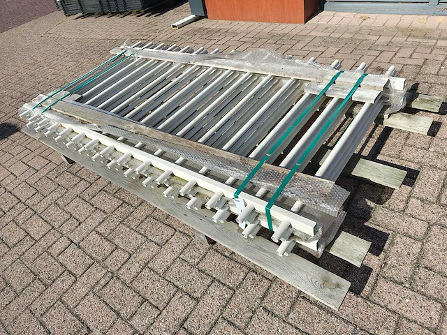 Heras - spijlenhek 120 cm hoog - hekwerk (4x) - afbeelding 3 van  8