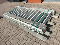 Heras - spijlenhek 120 cm hoog - hekwerk (4x) - afbeelding 4 van  8