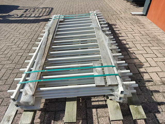Heras - spijlenhek 120 cm hoog - hekwerk (4x) - afbeelding 5 van  8