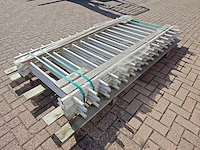 Heras - spijlenhek 120 cm hoog - hekwerk (4x) - afbeelding 6 van  8