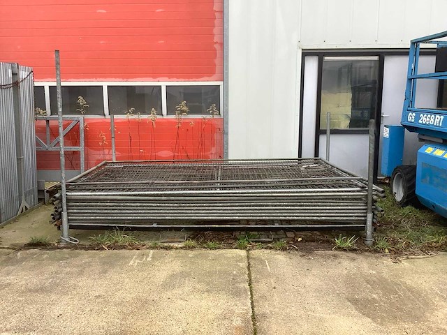 Heras bouwhek met blok - afbeelding 2 van  5