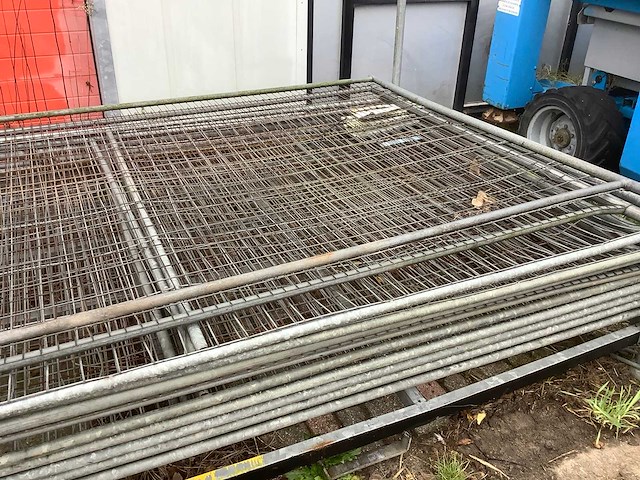 Heras bouwhek met blok - afbeelding 3 van  5