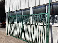 Heras dubbele poort 4 mrt met palen - afbeelding 4 van  9