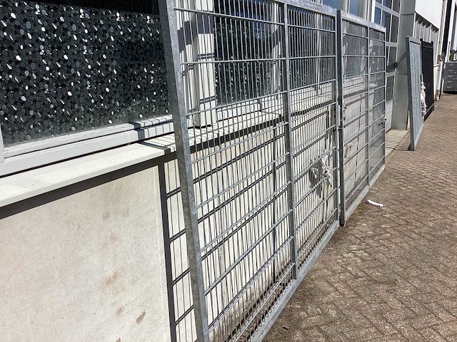 Heras dubbele poort gegalvaniseerd 5 mrt - afbeelding 9 van  9