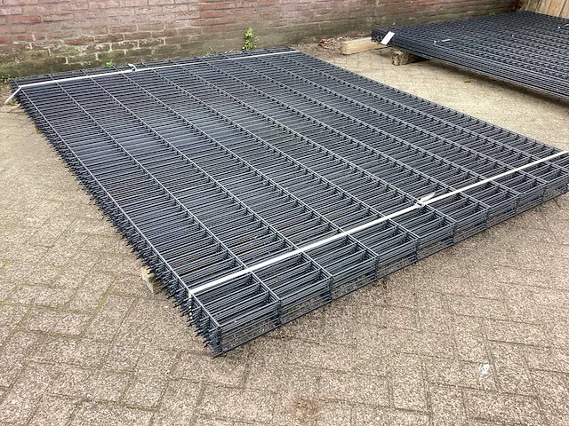 Heras dubbelstaafs 6/5/6 antraciet hekwerk (10x) - afbeelding 3 van  6
