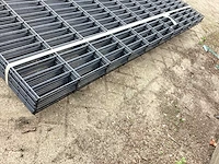Heras dubbelstaafs 6/5/6 antraciet hekwerk (10x) - afbeelding 5 van  6