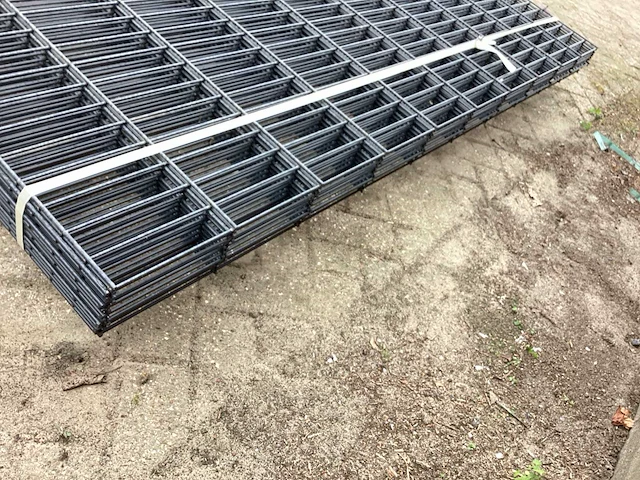 Heras dubbelstaafs 6/5/6 antraciet hekwerk (10x) - afbeelding 5 van  6