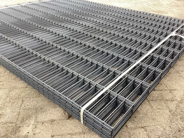 Heras dubbelstaafs 6/5/6 antraciet hekwerk (10x) - afbeelding 6 van  6