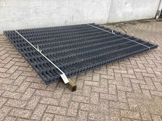Heras dubbelstaafs 6/5/6 antraciet hekwerk (5x) - afbeelding 1 van  8