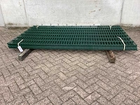 Heras dubbelstaafs 6/5/6 groen hekwerk (11x) - afbeelding 3 van  8