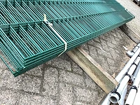 Heras dubbelstaafs 6/5/6 groen hekwerk (11x) - afbeelding 6 van  8