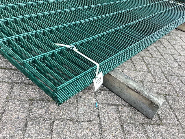 Heras dubbelstaafs 6/5/6 groen hekwerk (11x) - afbeelding 8 van  8