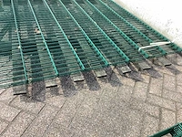 Heras dubbelstaafs 6/5/6 groen hekwerk (4x) - afbeelding 4 van  8