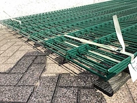 Heras dubbelstaafs 6/5/6 groen hekwerk (4x) - afbeelding 8 van  8