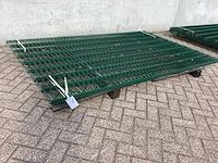 Heras dubbelstaafs 6/5/6 groen hekwerk (4x)