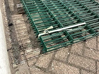 Heras dubbelstaafs 6/5/6 groen hekwerk (4x) - afbeelding 6 van  8