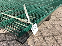 Heras dubbelstaafs 6/5/6 groen hekwerk (4x) - afbeelding 7 van  8