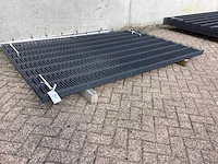 Heras dubbelstaafs 6/5/6 hekwerk antraciet (7x) - afbeelding 1 van  7