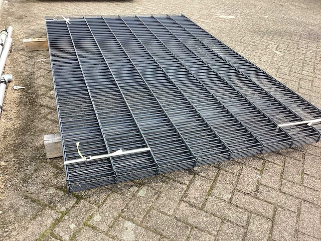 Heras dubbelstaafs 6/5/6 hekwerk antraciet (7x) - afbeelding 6 van  7