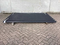 Heras dubbelstaafs 6/5/6 hekwerk antraciet (7x) - afbeelding 2 van  7