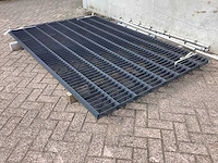 Heras dubbelstaafs 6/5/6 hekwerk antraciet (7x) - afbeelding 4 van  7
