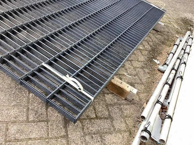 Heras dubbelstaafs 6/5/6 hekwerk antraciet (7x) - afbeelding 5 van  7