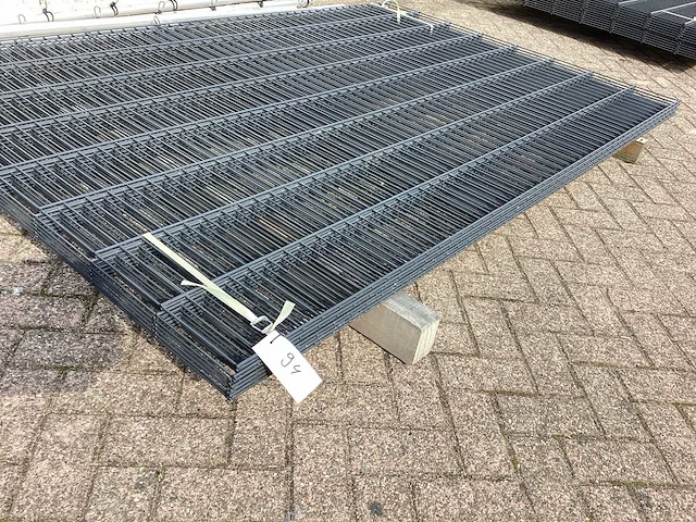 Heras dubbelstaafs 6/5/6 hekwerk antraciet (7x) - afbeelding 7 van  7