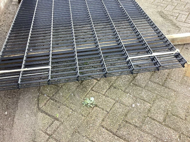 Heras dubbelstaafs 8/6/8 antraciet hekwerk (4x) - afbeelding 7 van  8