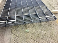 Heras dubbelstaafs 8/6/8 antraciet hekwerk (4x) - afbeelding 7 van  8