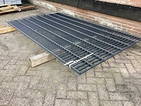 Heras dubbelstaafs 8/6/8 antraciet hekwerk (4x) - afbeelding 3 van  8