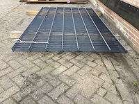 Heras dubbelstaafs 8/6/8 antraciet hekwerk (4x) - afbeelding 4 van  8
