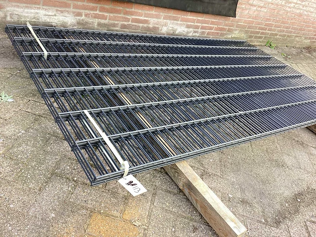 Heras dubbelstaafs 8/6/8 antraciet hekwerk (4x) - afbeelding 8 van  8