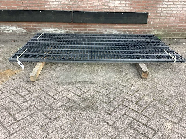 Heras dubbelstaafs 8/6/8 antraciet hekwerk (4x) - afbeelding 2 van  8
